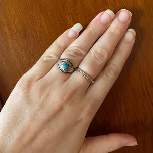 Size 6 Arrow Risen Turquoise Ring